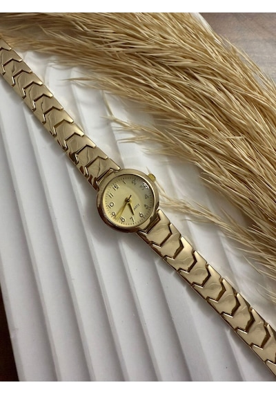 Rub021 25 Mm Rubsey Retro Minimal Hasır Kordon Vintage Kadın Kol Saati Siyah