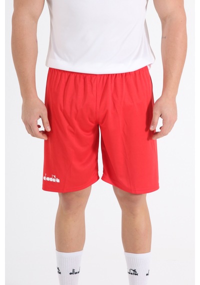 Diadora Düz  Kırmızı Antrenman - Spor Şort - DDANT-SORT