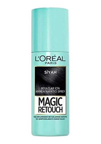 L'oreal Paris Magic Retouch Beyaz Dipleri Kapatıcı Sprey 75 Ml - Siyah 00