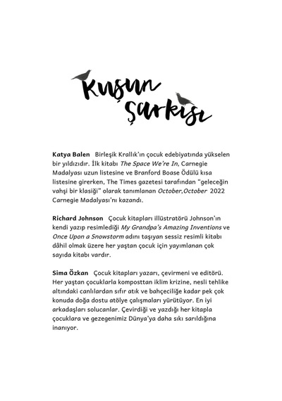 Kuşun Şarkısı - Resimli Çocuk Romanı / 8 yaş + -