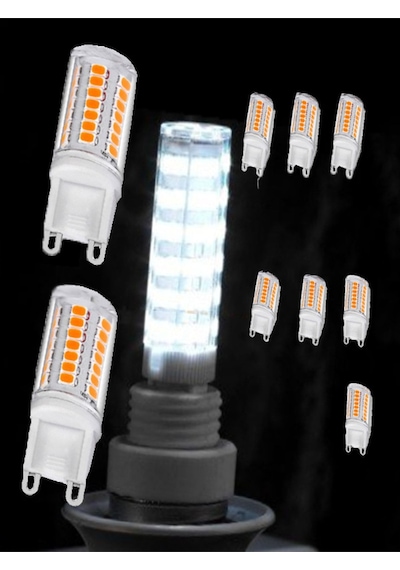 Ct-4249 5 Adet 3 Watt Ledli Kapsül G9 Duylu 220v Beyaz Işık Ct-4249b Beyaz Işık G9 Led Ampul 3 Watt