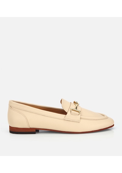 Hotiç Kadın Deri Bej Yumuşak Dokulu Tokalı Klasik Loafer 01ayh319080a310 01ayh319080a310 Bej