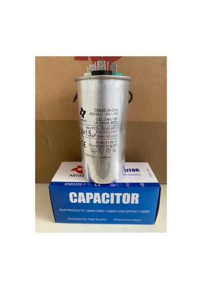 Klima Kondansatör 30+1.5 Uf 450 V Ac Kapasitör Cbb65