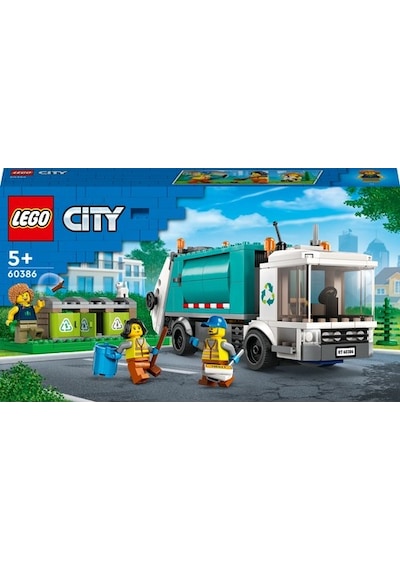 LEGO® City Geri Dönüşüm Kamyonu 60386 Yaratıcı Oyuncak Yapım Seti 261 Parça