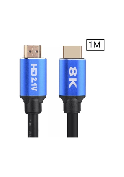 Alfais 5093 8K Ultra HD 2.1V Altın Kaplama HDMI Kablo 1 M