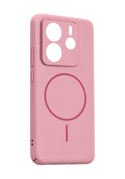 Xiaomi Redmi Note 14 4g Mika Pc Magsafe Kapak - Pembe Çok Renkli