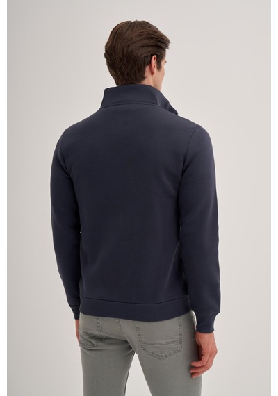 Cazador 56180 Erkek Dik Yaka Sweat S.blue