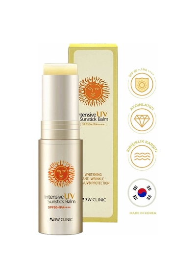 3w Clınıc Stick Güneş Koruyucu Intensive Uv Sun Stick Balm Spf 50+ / Pa++++