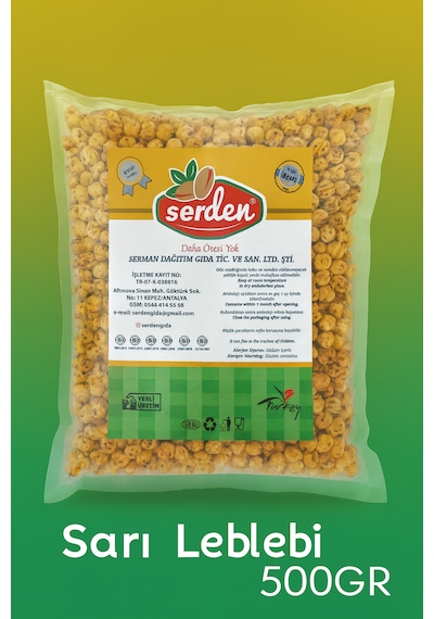 Jumbo Sarı Leblebi 500 G