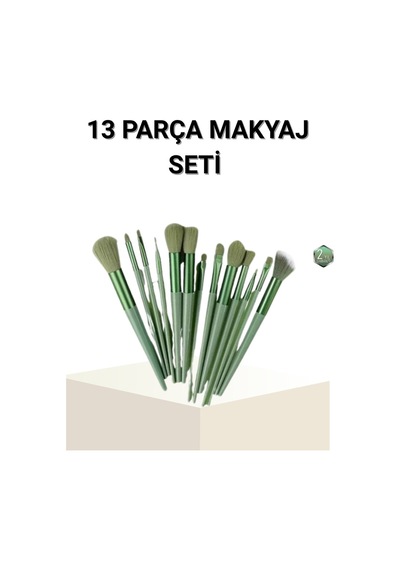 13 Lü Profesyonel Makyaj Fırça Seti Yumuşak Sentetik Kıllı Tüm Cilt Tiplerine Uygun