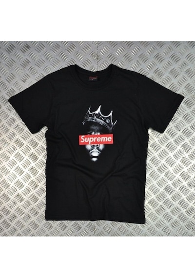 Stoned&Fame Unisex Siyah Bıggıe Baskılı T-shirt SIYAH