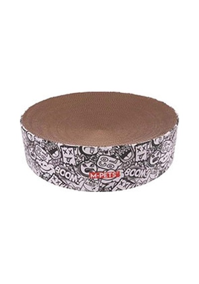 M-pets Urban Style Freestyle Karton Tırmalama Tahtası Siyah Beyaz 41x10 Cm 244-54024.01