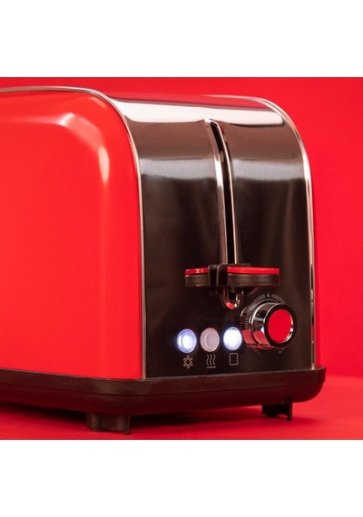 Cecotec Toastin Time 850 Red Lite 850 W Ekmek Kızartma Makinesi