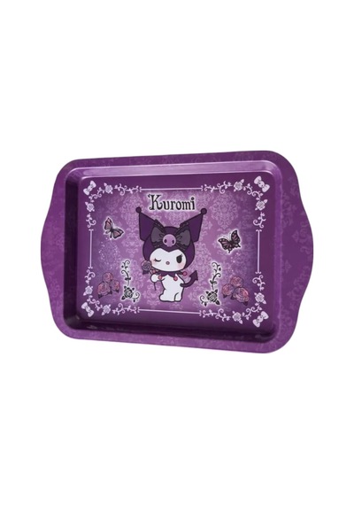 Bakgelal Kuromi Lisanslı Mini Metal Tepsi 24x14 Cm Takı, Aksesuar Ve Sunum Tepsisi - 9019234526133
