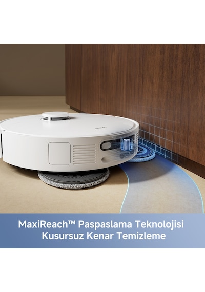 MOVA E40 Ultra Robot Süpürge 19.000 Pa Emiş Gücü Beyaz