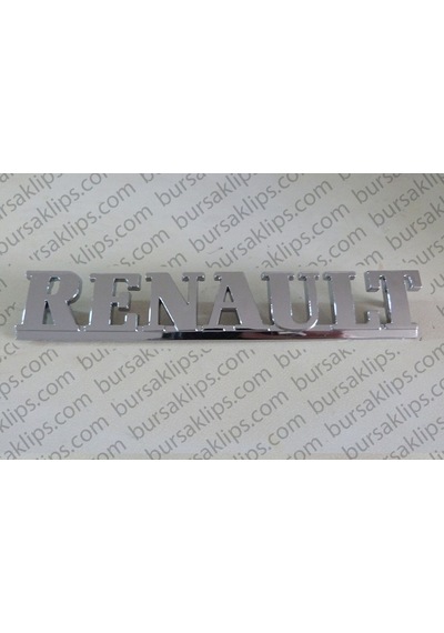 Renault Bagaj Yazi (Krom Kaplama) (18X3Cm) 484695627