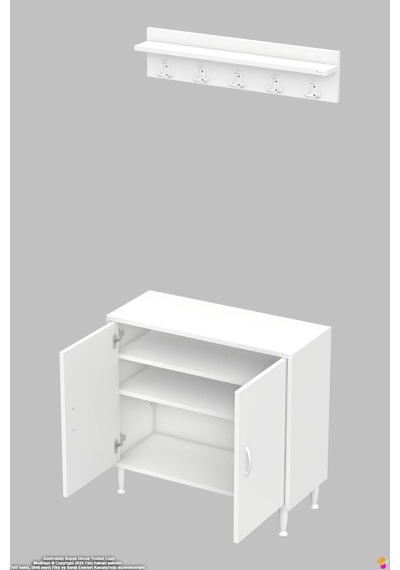 Aura Portmanto Vestiyer Ayakkabılık 2 Raf 3 Bölme 3 Kancalı Askılı Dar Alan Çok Amaçlı Dolap 75 Cm Aura Portmanto Vestiyer Ayakkabılık 2 Raf 3 Bölme 3 Kancalı Askılı Dar Alan Çok Amaçlı Dolap 75 Cm