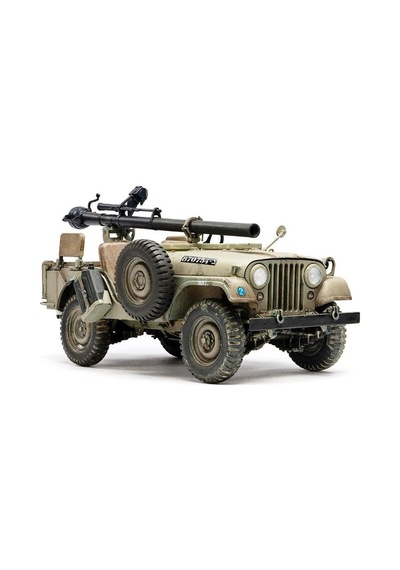 1/35 Idf M38a1/cj5 2 Models Set Tank Savarlı Jeep Maketi, Afv Club 35s99