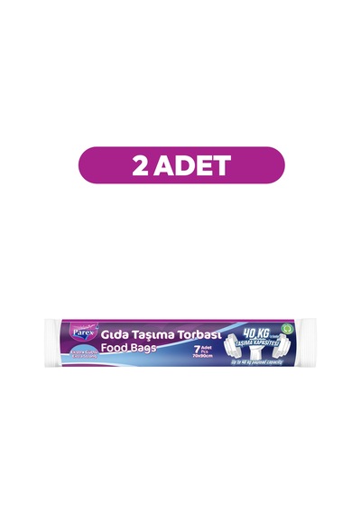 Gıda Kurban 7'li Taşima Torbası 70 X 90 Cm İkili Paket