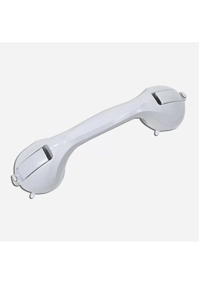 Seyahat İçin Banyo Vantuzlu Tutunma Barı Beyaz