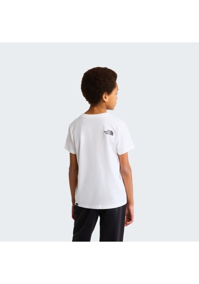 The North Face Teen Sımple Dome Regular Ss Tee Genç Tişört Nf0a87t4fn41 Beyaz