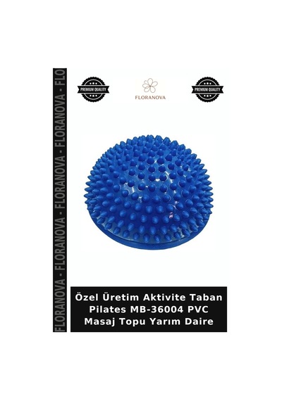 Özel Üretim Aktivite Taban Pilates Mb-36004 Pvc Masaj Topu Yarım Daire Çok Renkli