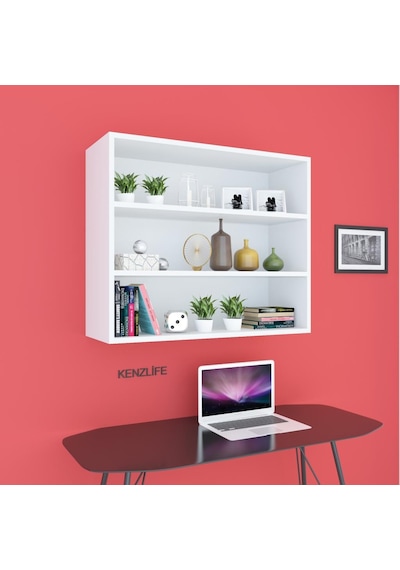 Kenzlife Mutfak Dolabı Itır 090.090.30 Byz 2 Raflı Kapaksız Ofis Bd Kenzlife Mutfak Dolabı Itır 090.090.30 Byz 2 Raflı Kapaksız Ofis Bd