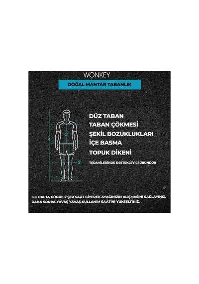 Anatomik Mantar Tabanlık Medikal Epin Ve Ark Takviyeli Tabanlık, İçe Basma Ve Düz Taban Destekleyici