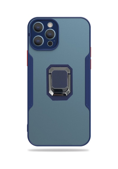Nettech Apple  Uyumlu  iPhone 12 Pro Platin Yüzüklü Arka Koruma