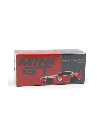 Mini Gt 1/64 Lb-works Toyota Gr Supra Red/white