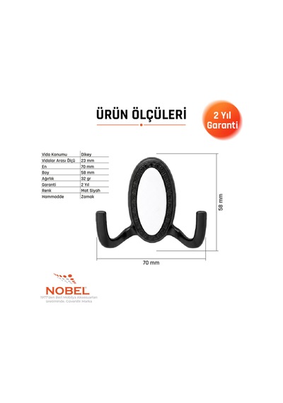 Seçi L Askı, Metal Vestiyer Askısı, Gr, Dolap Ve Duvar Askılığı, Matsi Yah Vidalı