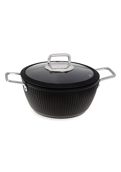 Jumbo Dublin Black Derin Tencere 24 Cm Siyah