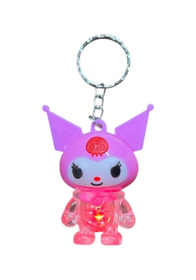 Kuromi Işıklı Anahtarlık Olg-366-pembe