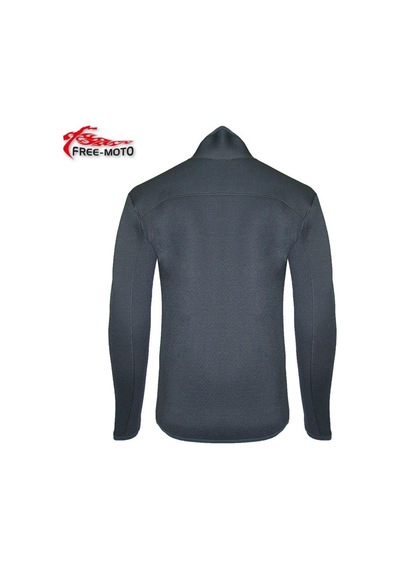Free - Moto Free-Moto Motorsikletçi Neopren Siyah Polo Mont