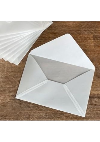 Beyaz Transparan Zarf, 13x18 Cm 10 Adet