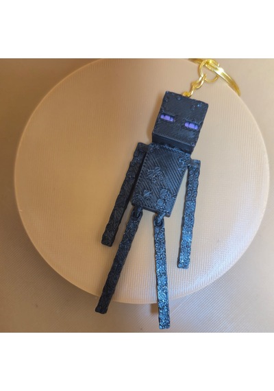 3dfuryam Minecraft Hareketli Enderman Anahtarlık