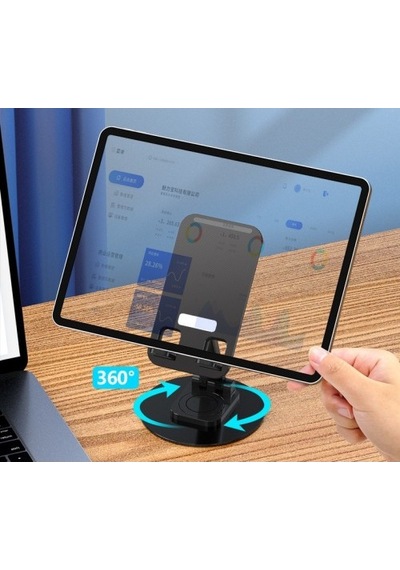 Katlanabilir Telefon Tutucu Stand Yuvarlak Tabanlı Cm-074 Standart