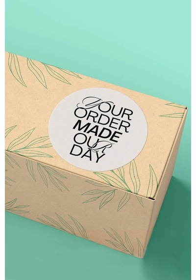 Your Order Made Our Day Sticker 3x3cm St2185 Çok Renkli