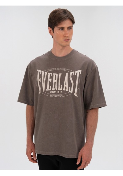 Everlast Authentic Boxing Oversize Koyu Vizon Erkek Tişört Koyu Vizon