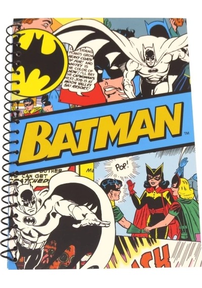 A5 Defter Dc Comics Batman Retro İnce Kapaklı Çok Renkli