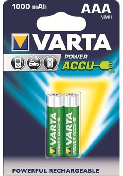 Varta 56763101402 Power Accu 1000 mAh AAA İnce Pil 2'li