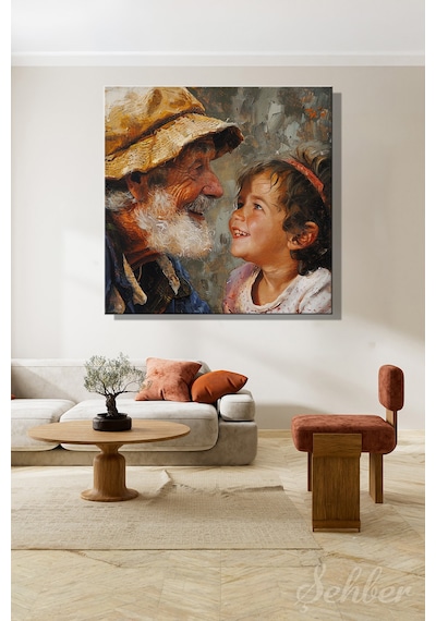 Dekoratif Kare Kanvas Tablo Tekli Ev Kafe Ofis Barbara Mock New Lease On Life İkinci Bahar 2084