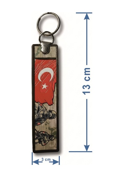 Tpu Çift Taraflı Anahtarlık - Bir Gece Ansızın Gelebiliriz Çok Renkli