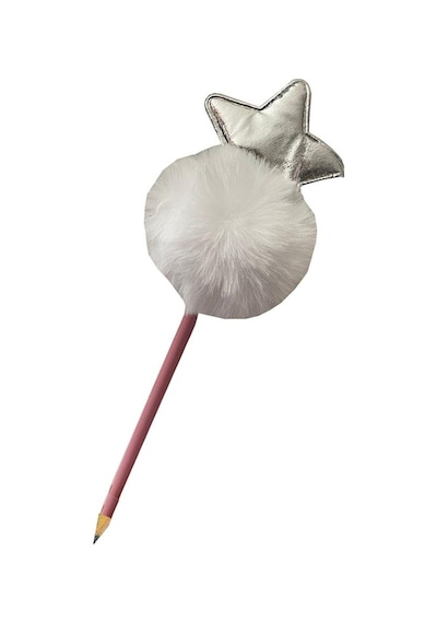 Yıldızlı Ponpon Peluş Kurşun Kalem