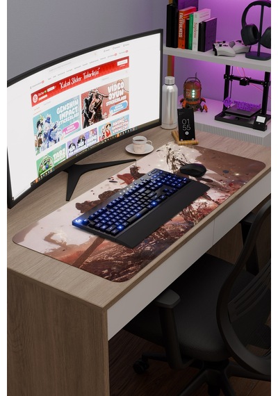 Expedition 33 Kaymaz Dikişli Kauçuk Oyuncu Mousepad V2 - 90x40 Xxl Gaming Mouse Pad Fare Altlığı