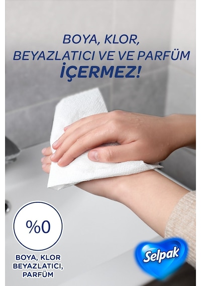 Selpak El Ve Yüz Havlusu 5'li 400 Yaprak Kutulu