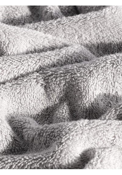 %100 Cotton Saç Havlusu Maura 50x90 Cm Açık Gri