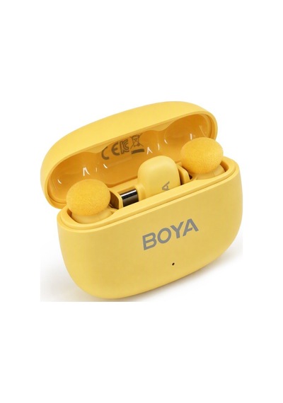 Boya Mini 2 Aı Kablosuz Yaka Mikrofonu Type-c Sarı - Sku02y