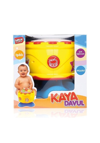 Davul Işıklı Müzikli Dönen Eğitici Bebek Oyuncağı +18 Ay