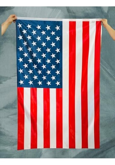 Amerikan Bayrağı, 3x5 Ft Ölçüler, Dış Mekan Kullanımı İçin Uygun 1000 x 1500 CM